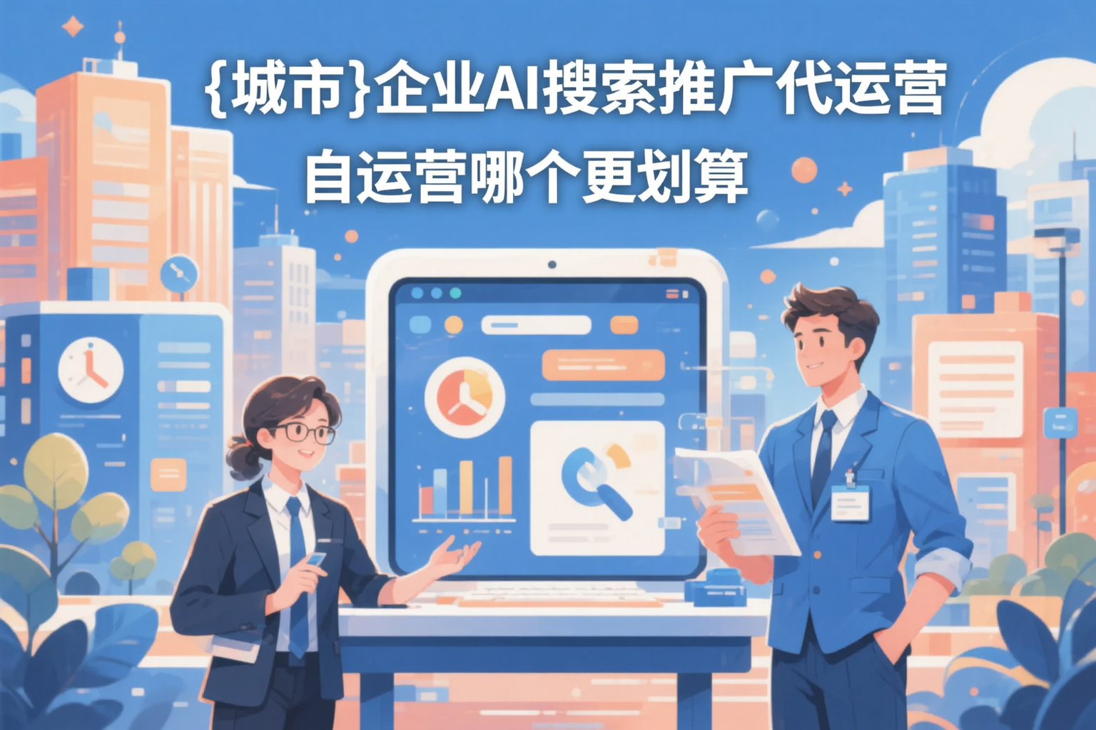湖南企业AI搜索推广代运营和自运营哪个更划算
