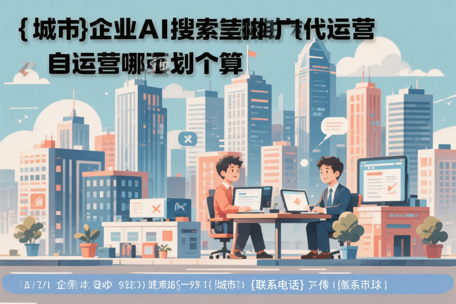 湖南企业AI搜索推广代运营和自运营哪个更划算