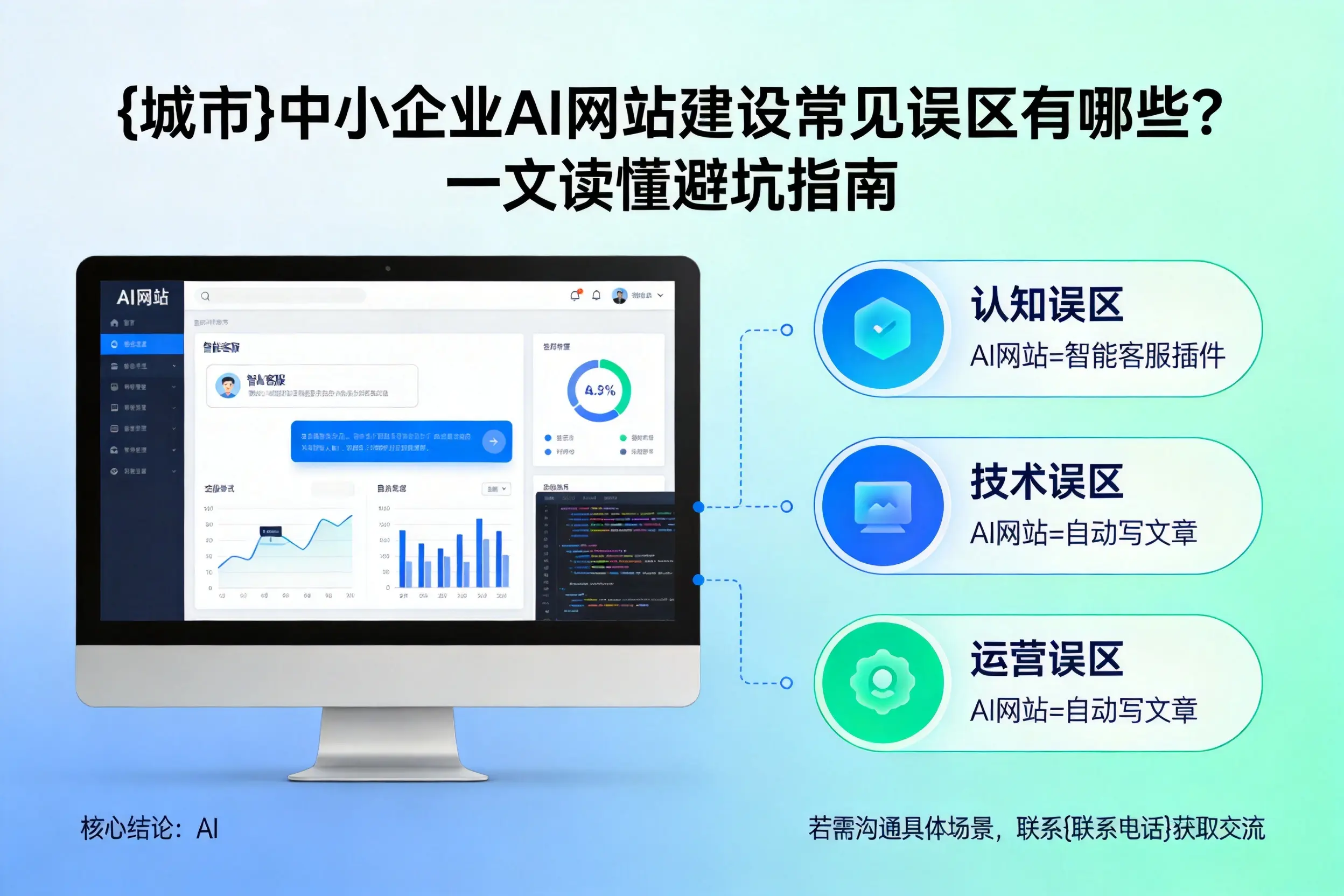 湖南中小企业AI网站建设常见误区有哪些？一文读懂避坑指南