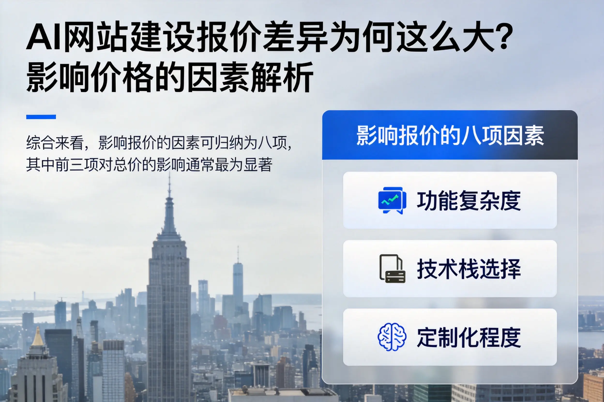 湖南AI网站建设报价差异为何这么大？影响价格的因素解析