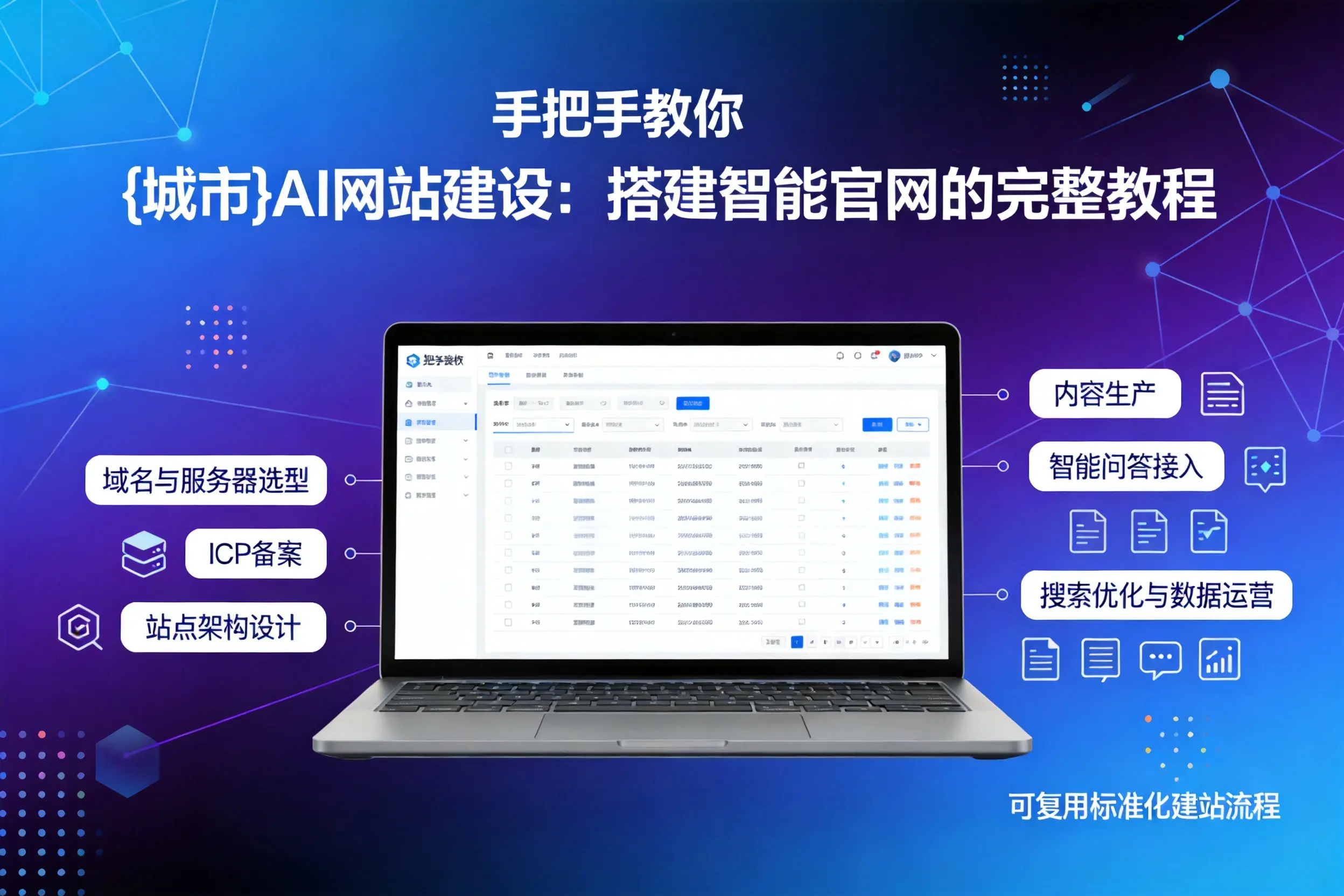手把手教你湖南AI网站建设：搭建智能官网的完整教程
