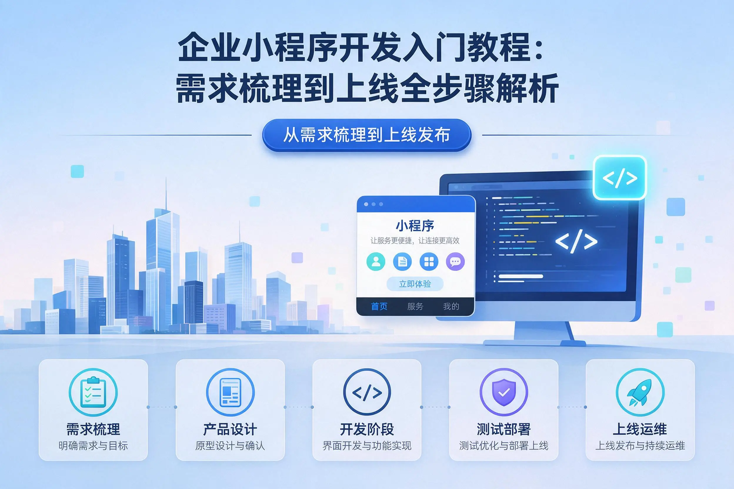 湖南企业小程序开发入门教程：需求梳理到上线全步骤解析