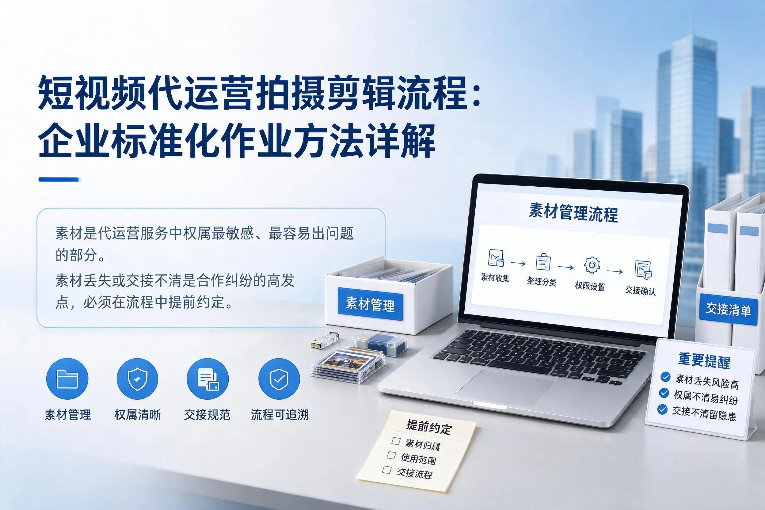 短视频代运营拍摄剪辑流程：湖南企业标准化作业方法详解
