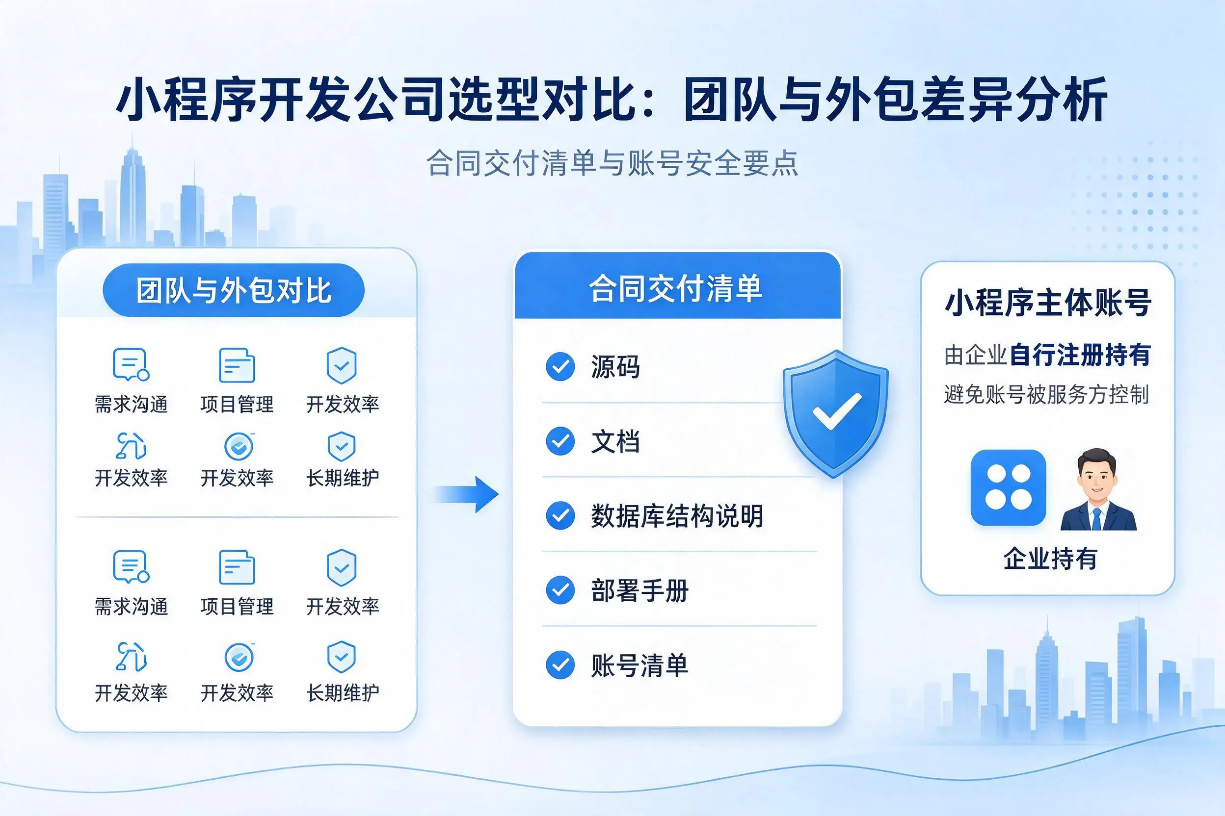 湖南小程序开发公司选型对比：团队与外包差异分析
