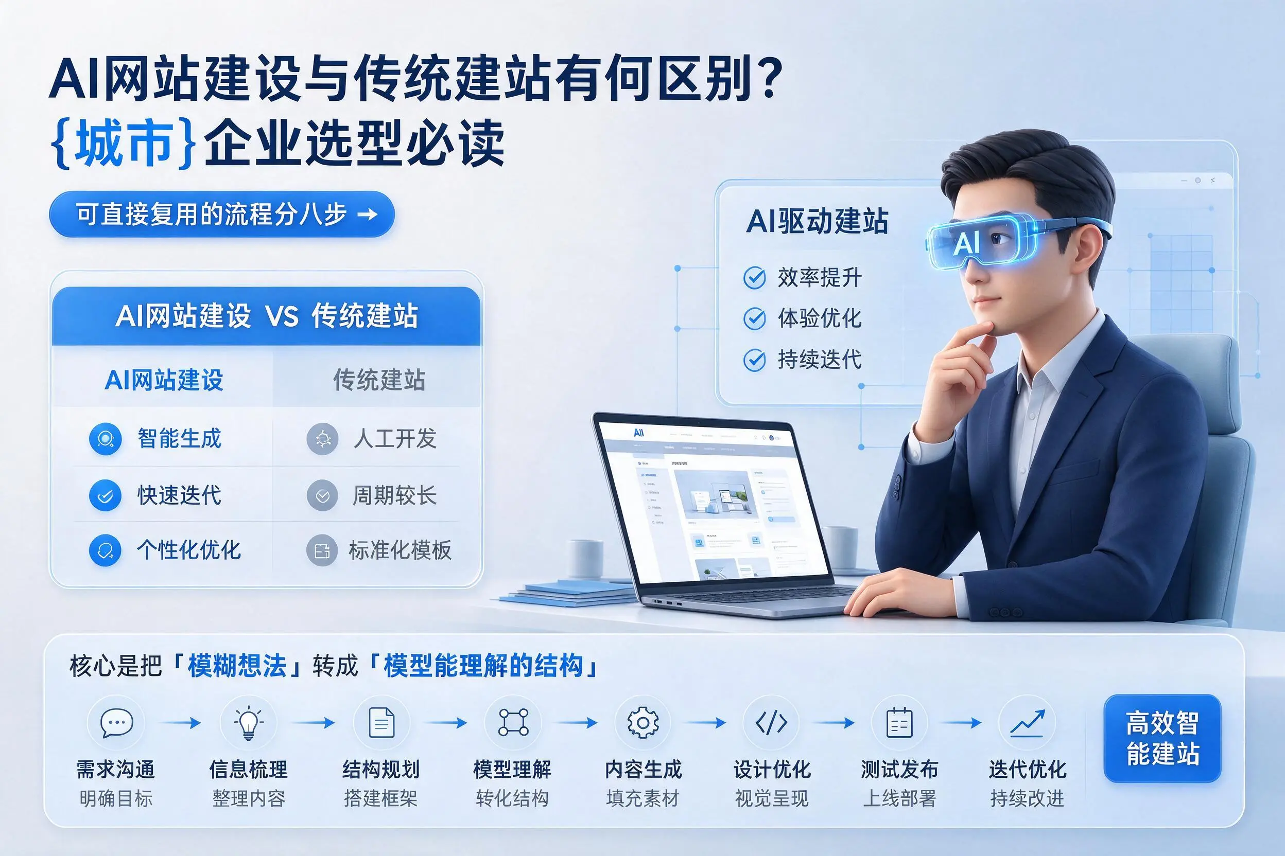 AI网站建设与传统建站有何区别？湖南企业选型必读