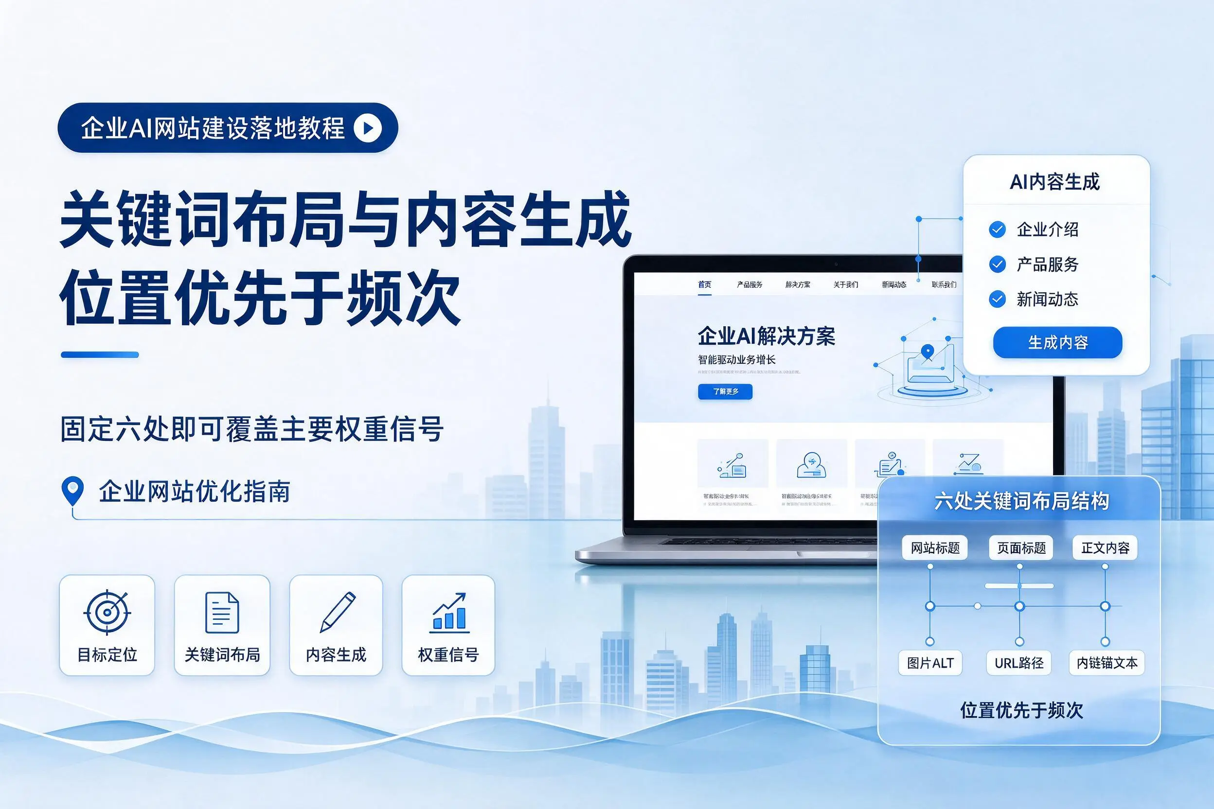 湖南企业AI网站建设落地教程:关键词布局与内容生成