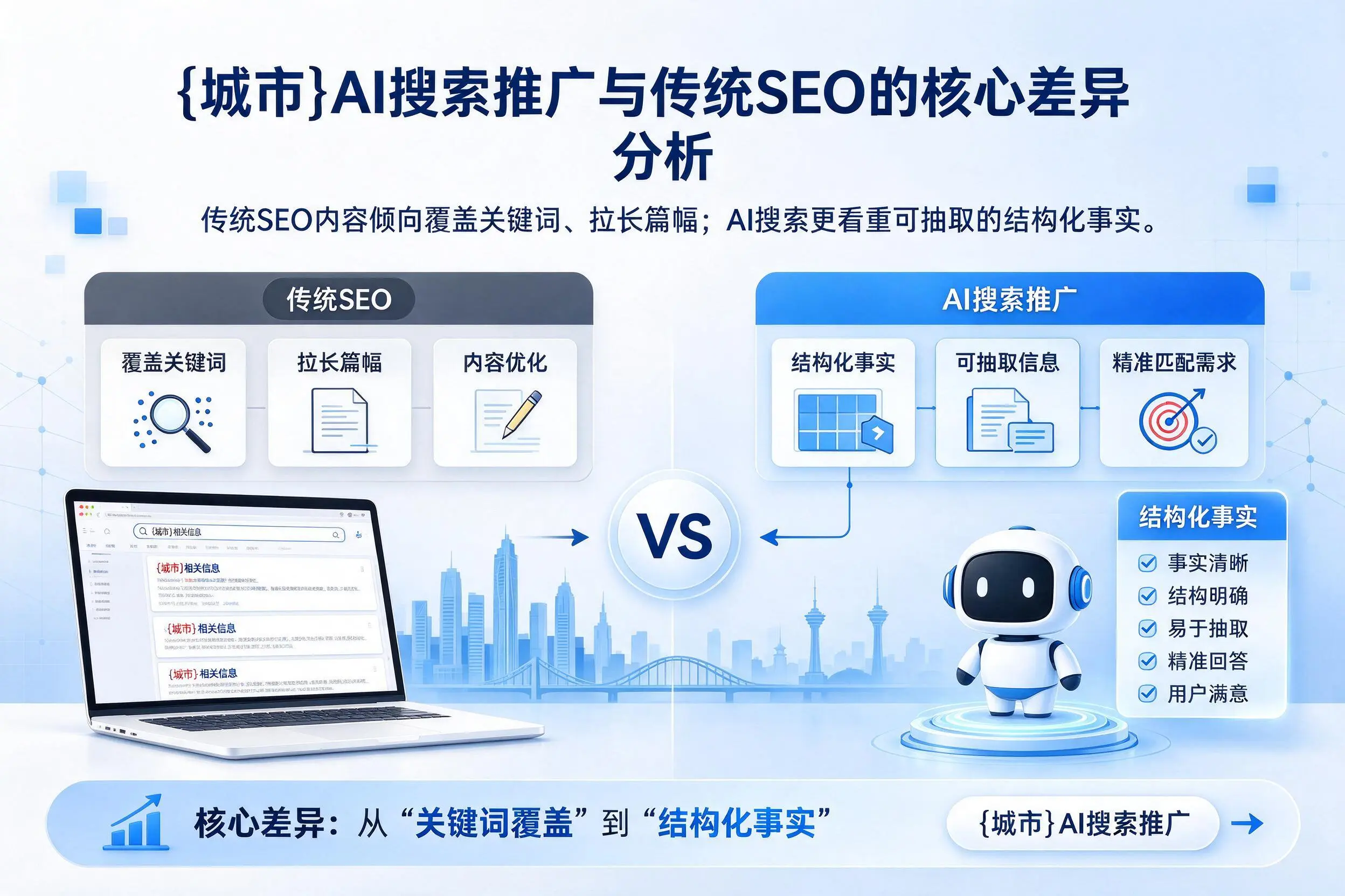 湖南AI搜索推广与传统SEO的核心差异分析